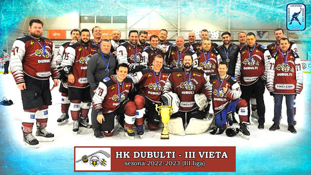 HC DUBULTI - III vieta sezonā 2022-2023 (III līga)
